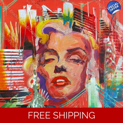 Portrait Marilyn New York City 583